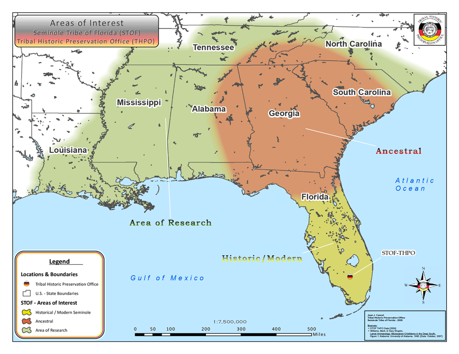 Area of Interest Map — Compliance Section — Seminole Tribal Historic Preservation Office Area of Interest Map — Compliance Section — Seminole Tribal Historic Preservation Office