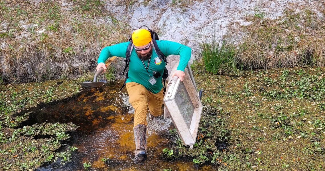 Mark Leaping Over Water — Seminole Tribal Historic Preservation Office
